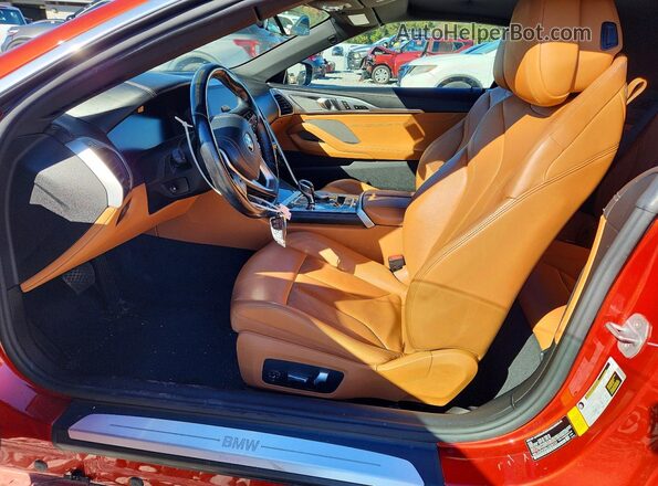 WBADZ2C0XLCE05137 2020 BMW 8 SERIES Orange Front interior view