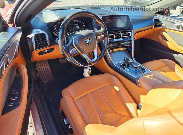 WBADZ2C0XLCE05137 2020 BMW 8 SERIES Orange Dashboard view