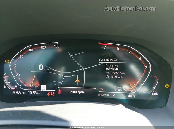 WBADZ4C09LBP68009 2020 BMW 8 SERIES Black Vista de los asientos traseros