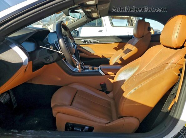 WBAFY4C01LCE00674 2020 BMW M8 White Front interior view