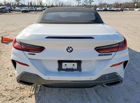 WBAFY4C06LCD38303 2020 BMW M8 White Հետևի տեսք