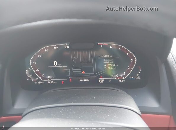 WBAGV2C00PCK39836 2023 BMW 8 SERIES White Հետևի նստատեղերի տեսք