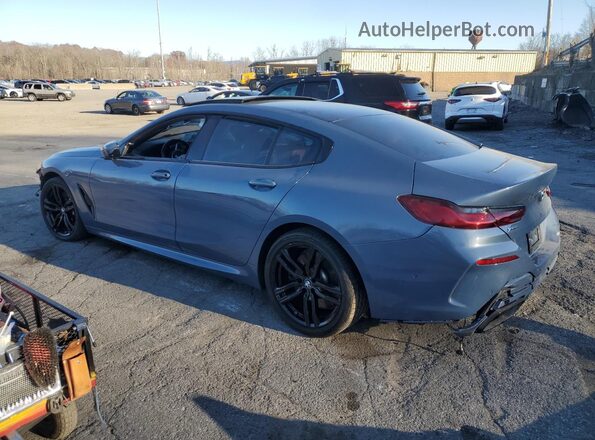 WBAGV4C02NCH50928 2022 BMW 8 SERIES Синий Задняя левая четверть