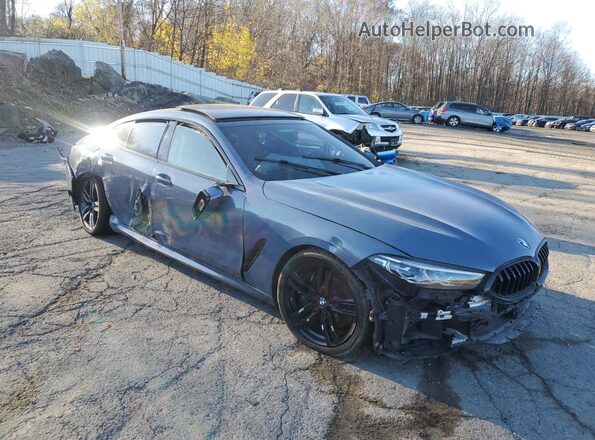 WBAGV4C02NCH50928 2022 BMW 8 SERIES Синий Передняя правая четверть