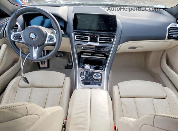 WBAGV4C03RCP94231 2024 BMW 8 SERIES Blue Вид панелі приладів