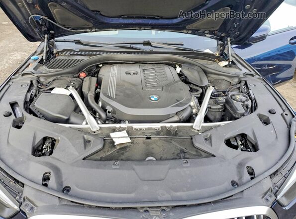 WBAGV4C03RCP94231 2024 BMW 8 SERIES Blue Вид задньої частини салону