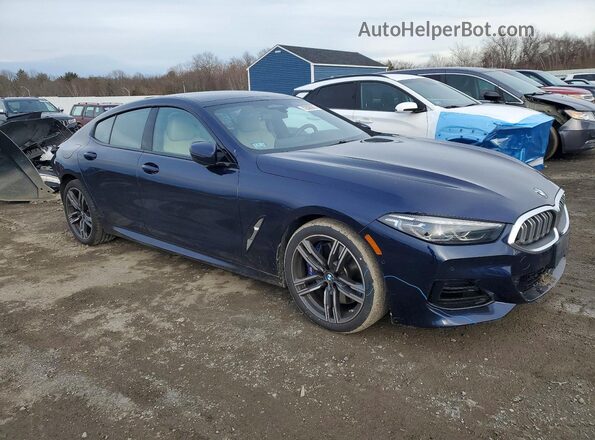 WBAGV4C03RCP94231 2024 BMW 8 SERIES Blue Передня права чверть