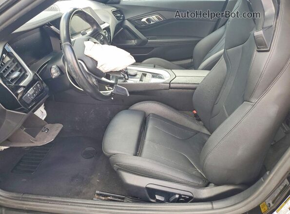 WBAHF3C06MWX25780 2021 BMW Z4 Black Вид салону спереду