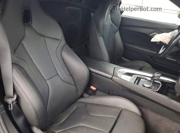 WBAHF3C06MWX25780 2021 BMW Z4 Black Вид задніх сидінь