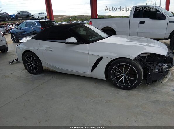 WBAHF3C51KWW44002 2019 BMW Z4 White Вид задньої частини салону