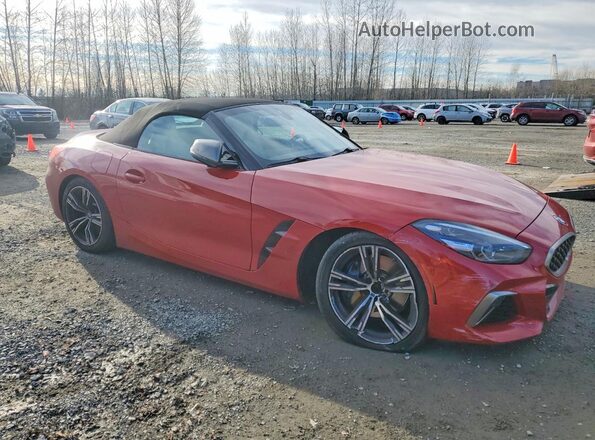 WBAHF9C04LWW44231 2020 BMW Z4 Красный Передняя правая четверть