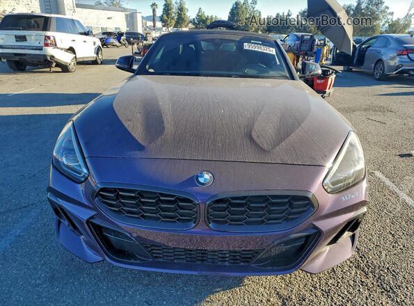 WBAHF9C06SWY40816 2025 BMW Z4 Purple Вид спереду