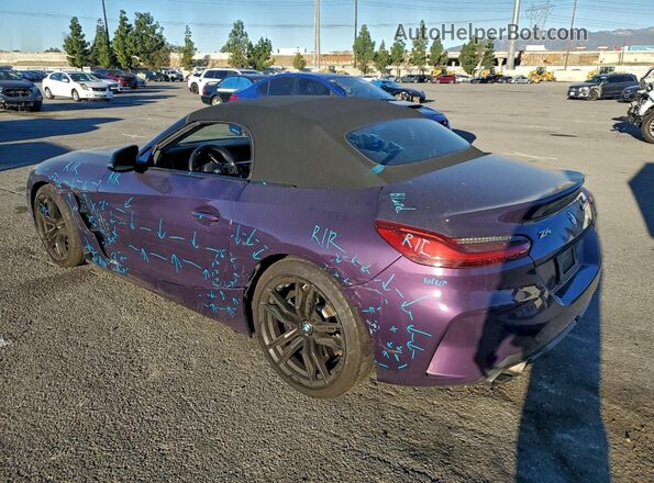 WBAHF9C06SWY40816 2025 BMW Z4 Purple Задня ліва чверть