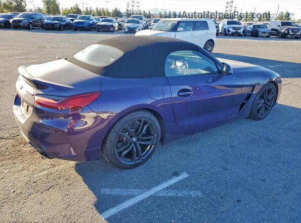 WBAHF9C06SWY40816 2025 BMW Z4 Purple Задня права чверть