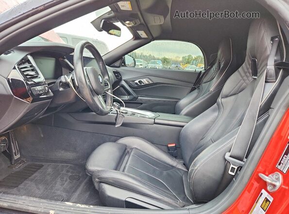 WBAHF9C07LWW69348 2020 BMW Z4 Красный Вид салона спереди