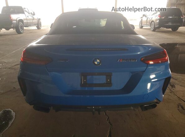 WBAHF9C07NWX48201 2022 BMW Z4 Blue Rear view