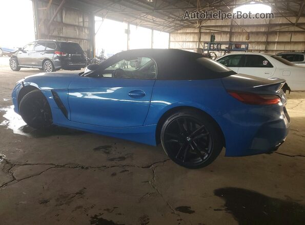 WBAHF9C07NWX48201 2022 BMW Z4 Blue Rear left