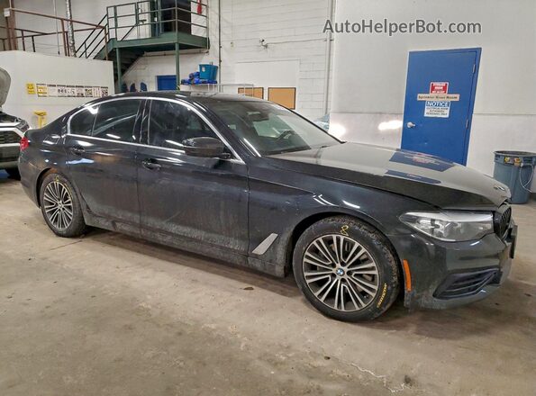 WBAJA7C53KWW04480 2019 BMW 5 SERIES Черный Передняя правая четверть