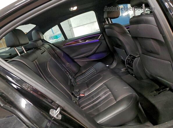 WBAJA7C53KWW04480 2019 BMW 5 SERIES Черный Вид задних сидений