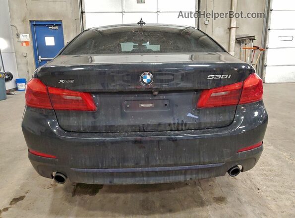 WBAJA7C53KWW04480 2019 BMW 5 SERIES Черный Вид сзади