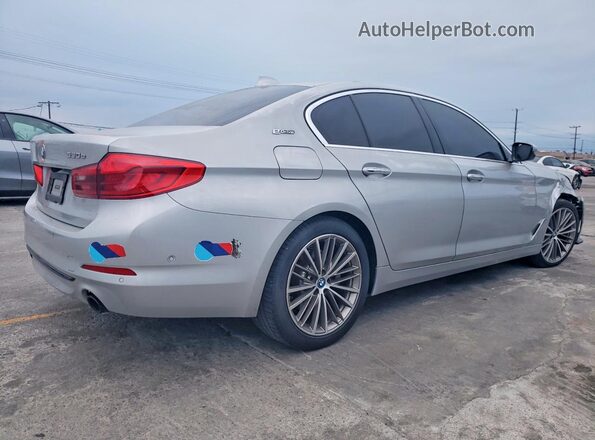 WBAJA9C51JB033458 2018 BMW 5 SERIES Silver Tył prawy