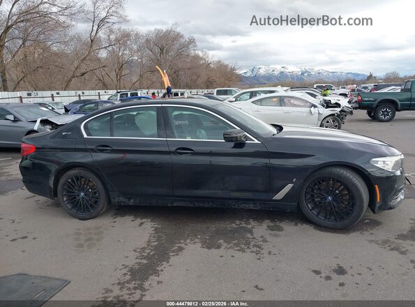 WBAJA9C54KB253601 2019 BMW 5 SERIES Black უკანა სალონის ხედი