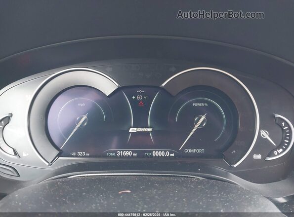 WBAJA9C54KB253601 2019 BMW 5 SERIES Black უკანა სავარძლების ხედი
