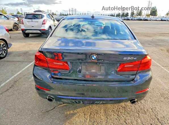 WBAJA9C56KB389776 2019 BMW 5 SERIES Black Вид ззаду