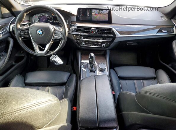 WBAJA9C56KB389776 2019 BMW 5 SERIES Black Вид панелі приладів