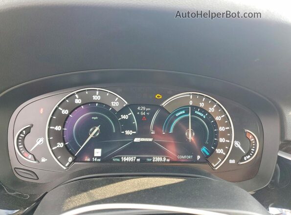 WBAJA9C56KB389776 2019 BMW 5 SERIES Black Вид щитка приладів