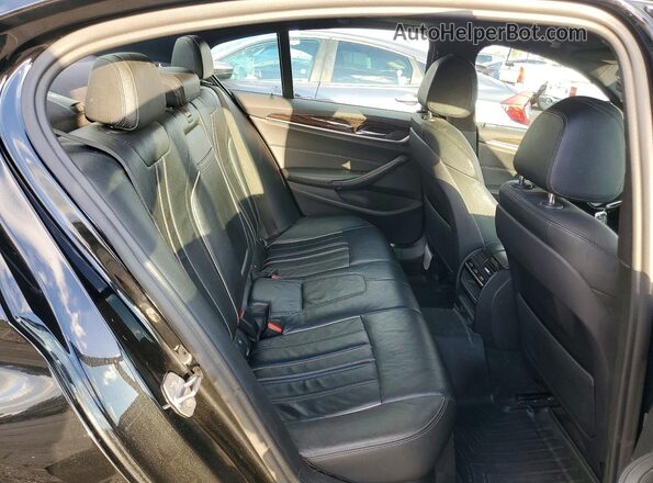 WBAJA9C56KB389776 2019 BMW 5 SERIES Black Вид задніх сидінь