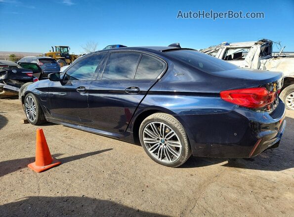 WBAJA9C58KB388175 2019 BMW 5 SERIES Blue Հետևի ձախ