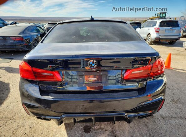 WBAJA9C58KB388175 2019 BMW 5 SERIES Blue Հետևի տեսք