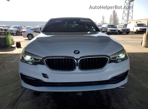 WBAJB1C57JB374801 2018 BMW 5 SERIES Белый Вид спереди