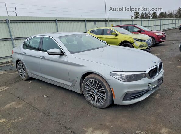 WBAJB1C5XKB376270 2019 BMW 5 SERIES Silver წინა მარჯვენა