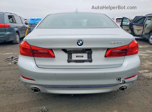 WBAJB1C5XKB376270 2019 BMW 5 SERIES Silver უკანა ხედი