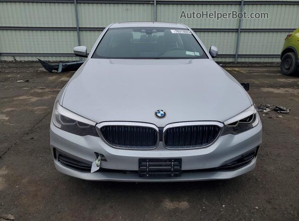 WBAJB1C5XKB376270 2019 BMW 5 SERIES Silver წინა ხედი