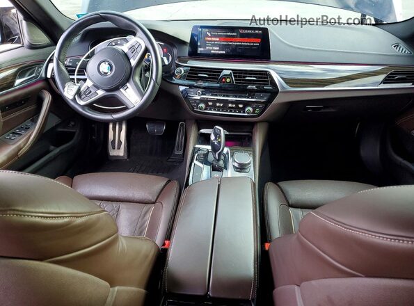 WBAJB9C52KB289056 2019 BMW M5 Black წინა პანელის ხედი