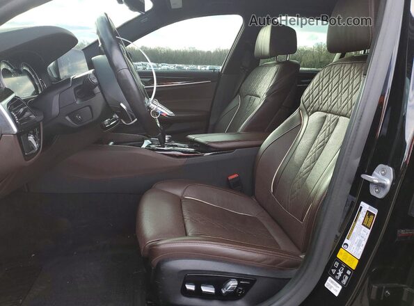 WBAJB9C52KB289056 2019 BMW M5 Black წინა სალონის ხედი
