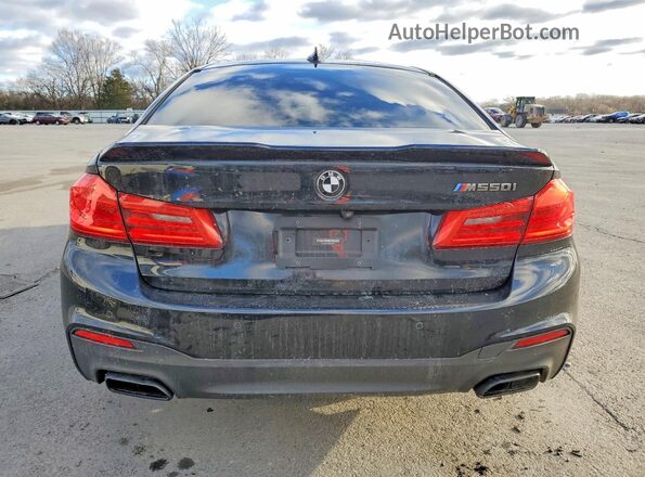 WBAJB9C52KB289056 2019 BMW M5 Black უკანა ხედი
