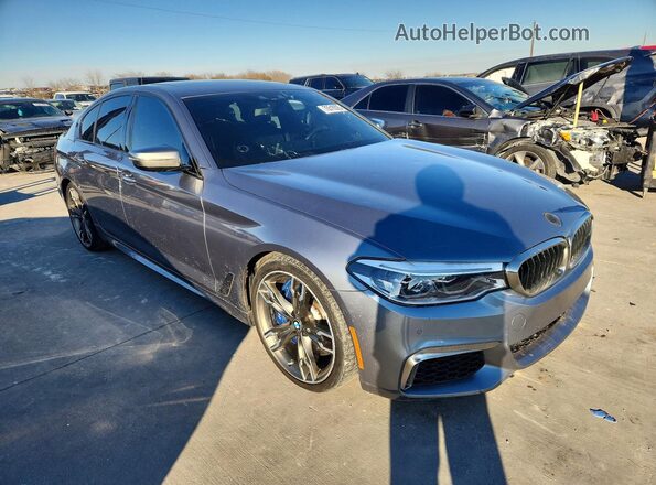 WBAJB9C53JG463671 2018 BMW M5 Gray Դիմացի տեսք