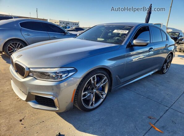 WBAJB9C53JG463671 2018 BMW M5 Gray Հետևի ձախ