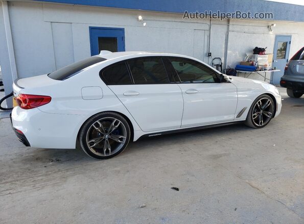 WBAJB9C55KB288676 2019 BMW M5 White 