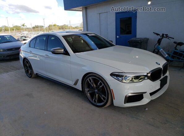 WBAJB9C55KB288676 2019 BMW M5 White 