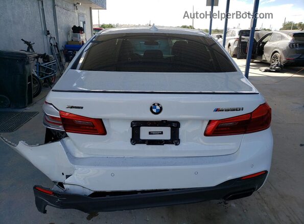 WBAJB9C55KB288676 2019 BMW M5 White 