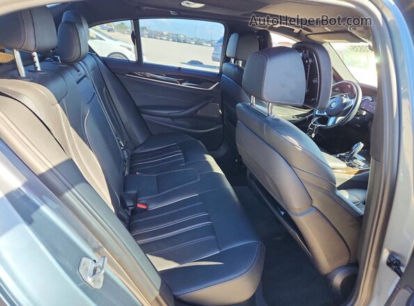 WBAJB9C59JB035844 2018 BMW M5 Gray უკანა სავარძლების ხედი