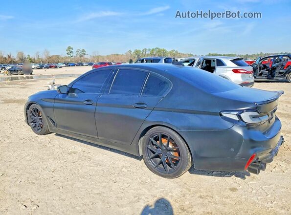 WBAJR3C06LWW76409 2020 BMW 5 SERIES Black Tył lewy