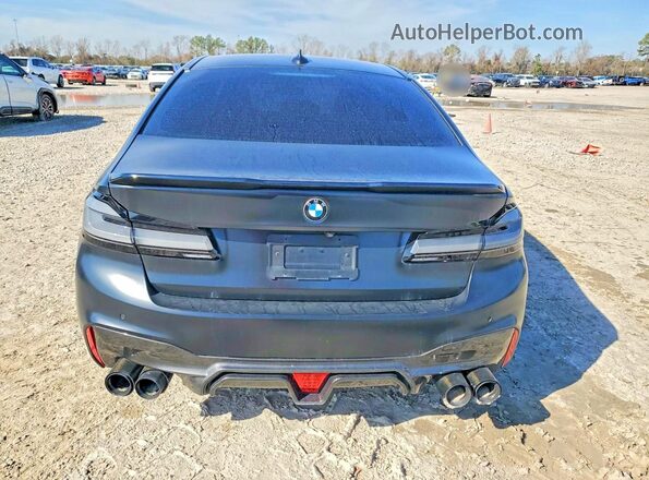 WBAJR3C06LWW76409 2020 BMW 5 SERIES Black Widok z tyłu