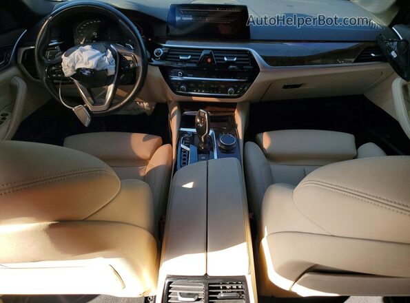 WBAJR3C06LWW76409 2020 BMW 5 SERIES Black Widok deski rozdzielczej