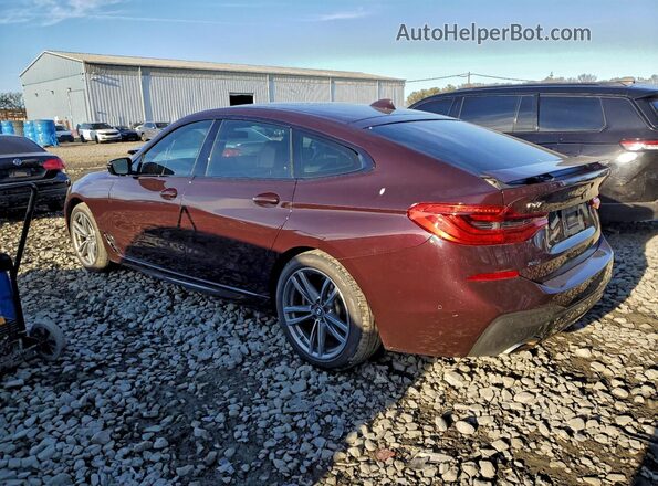 WBAJV6C50KBK08349 2019 BMW 6 SERIES Maroon Հետևի ձախ